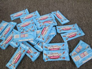 Lot of Feastables milk chocolate...