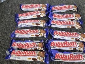 Lot of Baby Ruth bars...