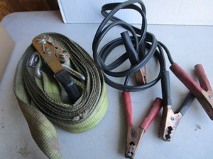 Ratchet Strap, Jumper Cables