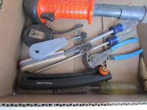 Tools Plumb Bob, Fiskars Saw