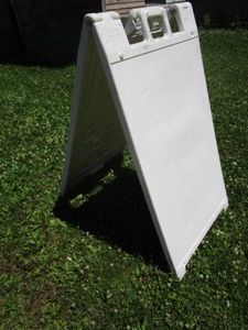 Sidewalk Sign Holder
