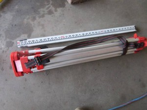 Survey Tripod & Measuring Stick