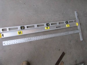 Aluminum T-Square & Levels