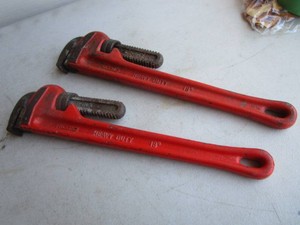 Ridgid Pipe Wrenches, Two 18