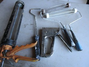 Caulk Guns, Paint Rollers, Stapler