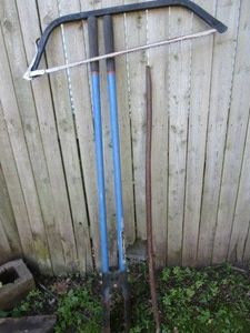 Yard Tools Post Hole Digger, Pry Bar