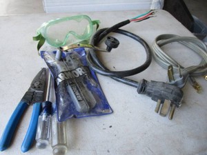 Cable Cutter, 220V Cord End, Screwdriver