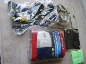 CO2 Monitor, Cleats, Towel Holder