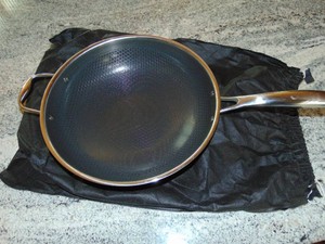 Hexclad Hybrid Nonstick 12 Inch Wok Stay Cool Handle