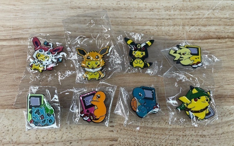 8 Brand New Pokemon and Friends Enamel Pins Q