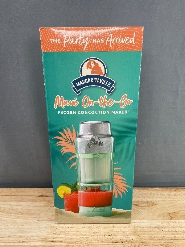Margaritaville Maui On The Go Portable Frozen Drink Machine Margarita Blender $70 Retail - Brand New Q