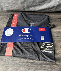 Champion Purdue Boilermakers Mens NCAA Polo Shirt - Size Mens XL - Brand New