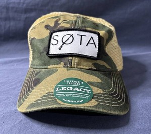 SOTA Camouflage Trucker Snapback OSFM Cap - Brand New