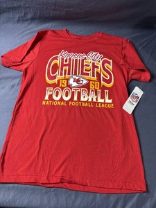 Kansas City Chiefs NFL Football T-Shirt, Size Youth Large - Brand New