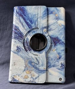 Blue Marble Pattern Tablet Folio Case - New