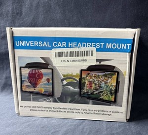 Universal Car Headrest Mount - Pack of 2 - New