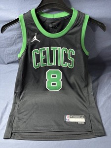 Nike Jordan Boston Celtics Nike Kristaps Porzingis #8 Size Youth Medium NBA Jersey, $100 Retail - Brand New