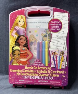 Disney Princess Stow & Go Activity Kit - Brand New