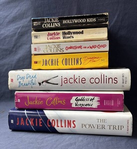 Jackie Collins Books - 7 Total - 3 hardcover and 4 paperback