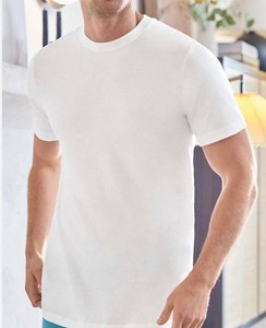 Jockey Generation 2 Pack Crew Neck Mens Undershirts White, Size 4XL Tall - Brand New