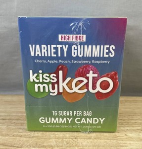 Kiss My Keto Variety Gummies, Case of 8 Packs - Brand New Q