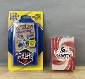 Pokemon Mystery Pack & Gravity Booster 60 Card Pack - Brand New Q