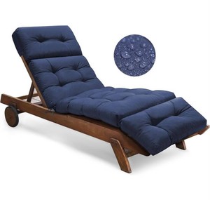 Tycdiose Waterproof Outdoor Chaise Lounge Blue Chair Cushion - Brand New Q