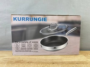 KURRUNGIE Stainless Steel 8 Fry Pan - Brand New Q