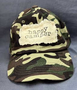 Happy Camper Camouflage Cap OSFM - New