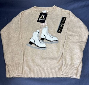 Art Class Youth Sweater with Ice Skate Graphic - Youth Size 8 - Brand New