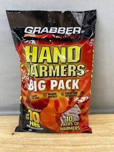 Grabber Hand Warmers Big 10 Pair Pack - Brand New Q