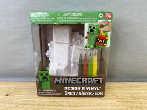 Minecraft Design A Vinyl with Markers - Brand New Q