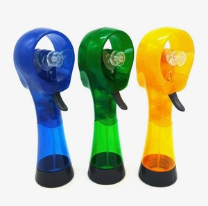 Handheld Water Spray Fans - 3-Pack with Blue, Green & Yellow - Brand New Q