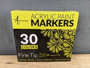 Artistro Acrylic Paint Markers 30 Colors, 30 Pack - Brand New Q
