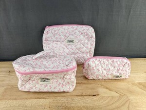 King Kiss Makeup Bag Set, 3 Pieces - Brand New Q