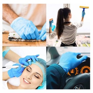 MSRP $160 1 Case (1000 gloves) NEW Northfield Medical Manufacturing Medical Grade Fully Textured Thicker Construction Blue Nitrile Examination Gloves - Size Medium - Latex-Free Powder Free