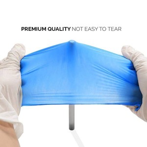 MSRP $160 1 Case (1000 gloves) NEW Northfield Medical Manufacturing Medical Grade Fully Textured Thicker Construction Blue Nitrile Examination Gloves - Size Medium - Latex-Free Powder Free
