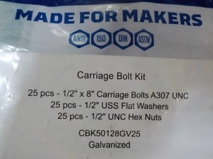 Carriage Bolt Kit...
