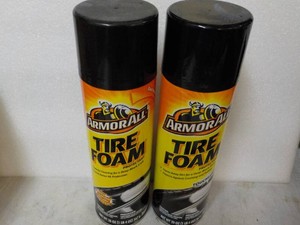 2 Armor all Tire Foam 20 oz Cans...