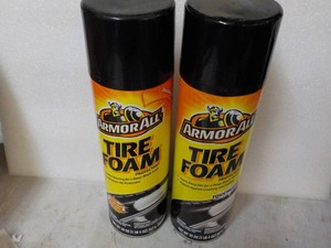 2 Armor all Tire Foam 20 oz Cans...