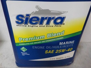 5 qt Jug Sierra Marine Engine Oil S...