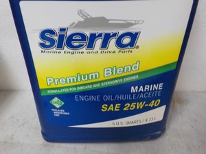 5 qt Jug Sierra Marine Engine Oil S...