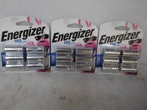 30 Energizer 123 lithium Batteries...