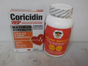 Neuro Soothe and Coricidin...