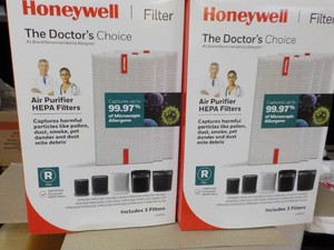2x Honeywell Air Purifier Hepa Filt...