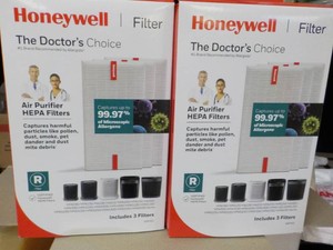 2x Honeywell Air Purifier Hepa Filt...