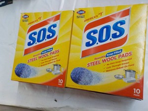 2 Clorox S.O.S. 20 pads per box...