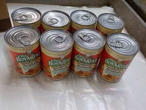 8 Cans Chef Boyardee Spaghetti and ...