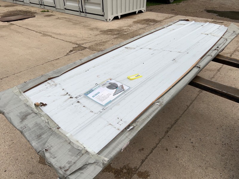 FUTURE 50PCS Galvalume Steel Siding Roofing, White - 10ft sheets (FT-XH50)