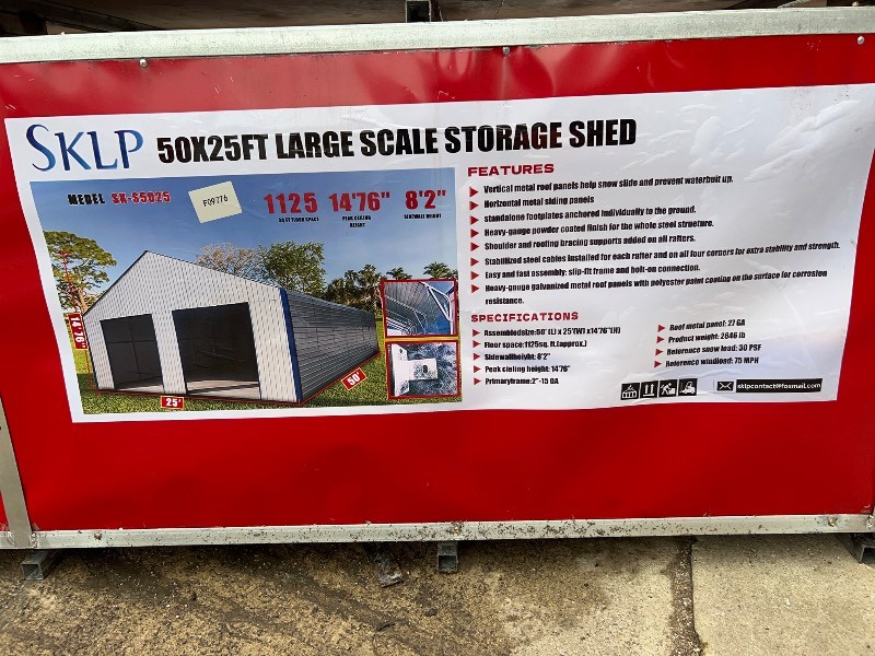 FUTURE 50x25 Storage Shed (FT-S5025)